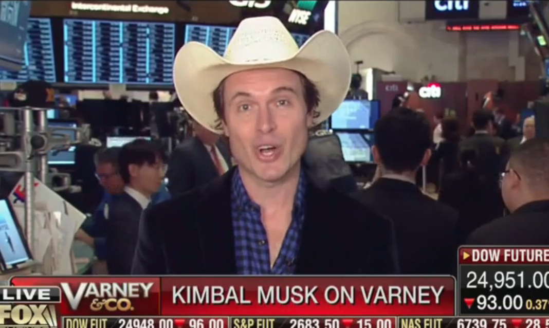 Watch: Kimbal Musk Promotes 'Plant A Seed Day,' Tesla-Focused Fox
