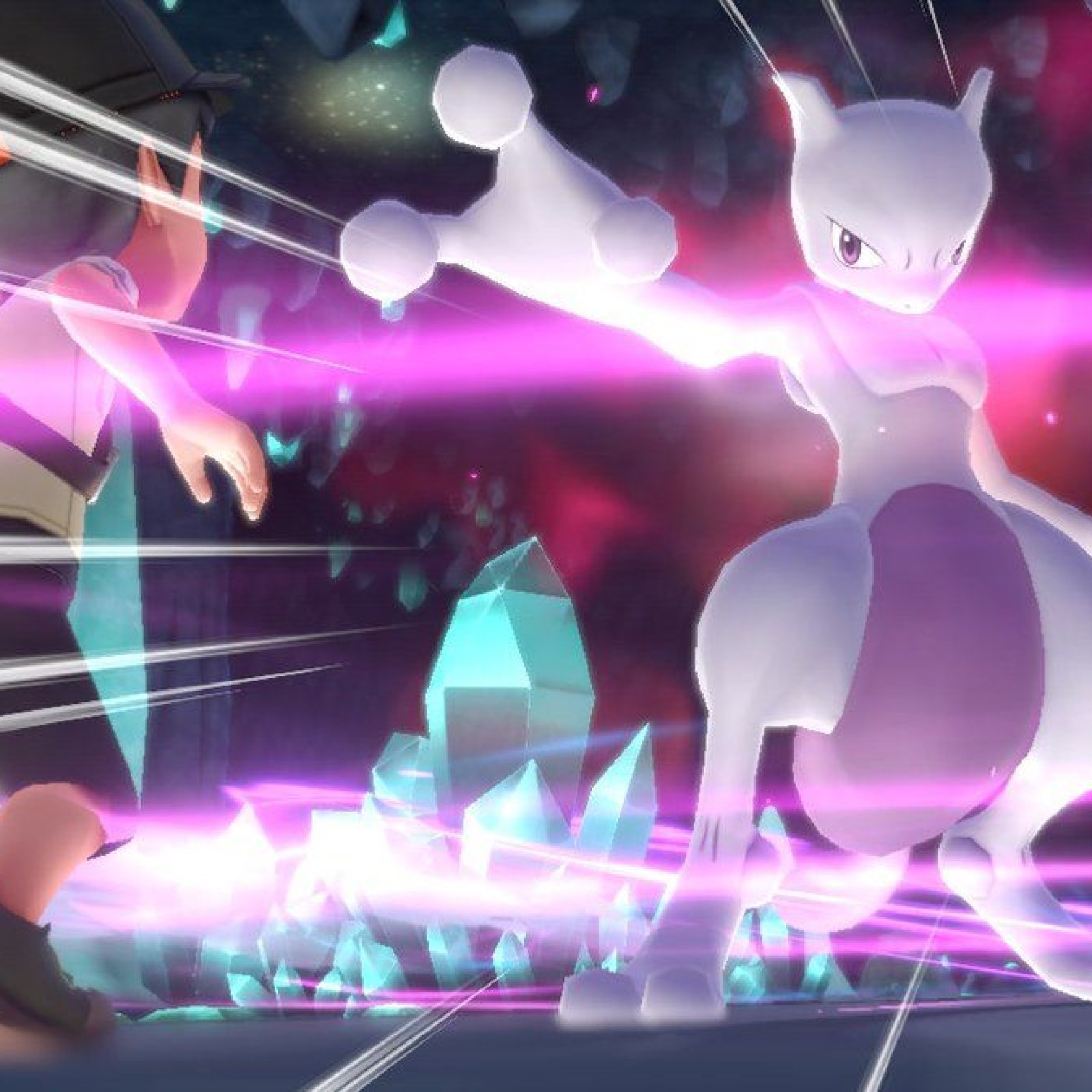 Mewtwo in Pokémon GO Park - Special Pokémon: Let's Go, Pikachu