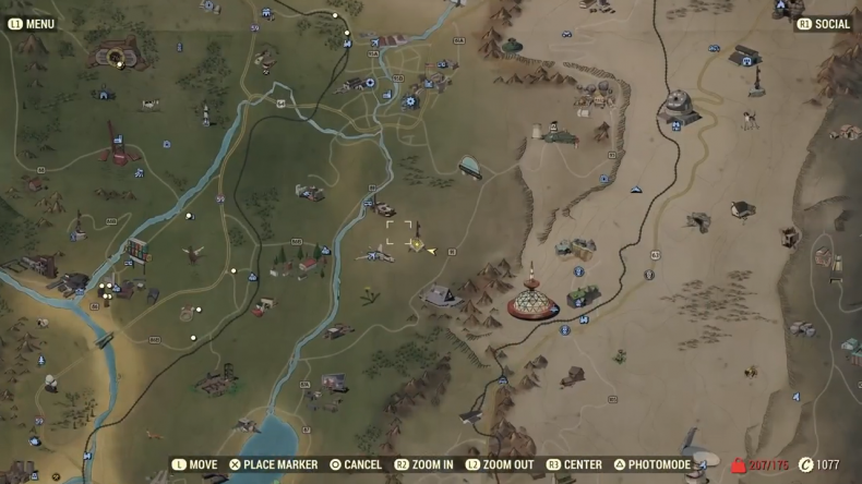 Fallout 76 super mutant camp map