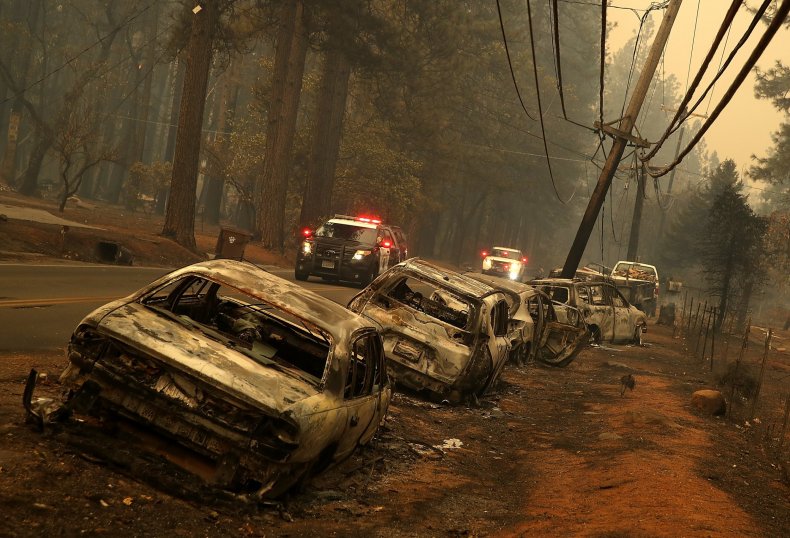mudslides california wildfire