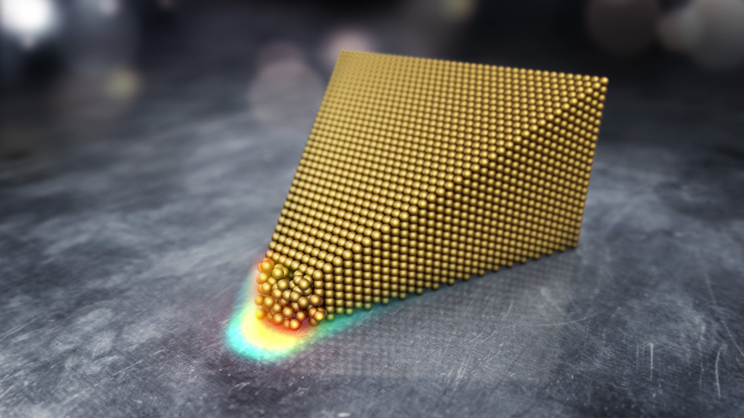 Scientists Melt Gold at Room Temperature