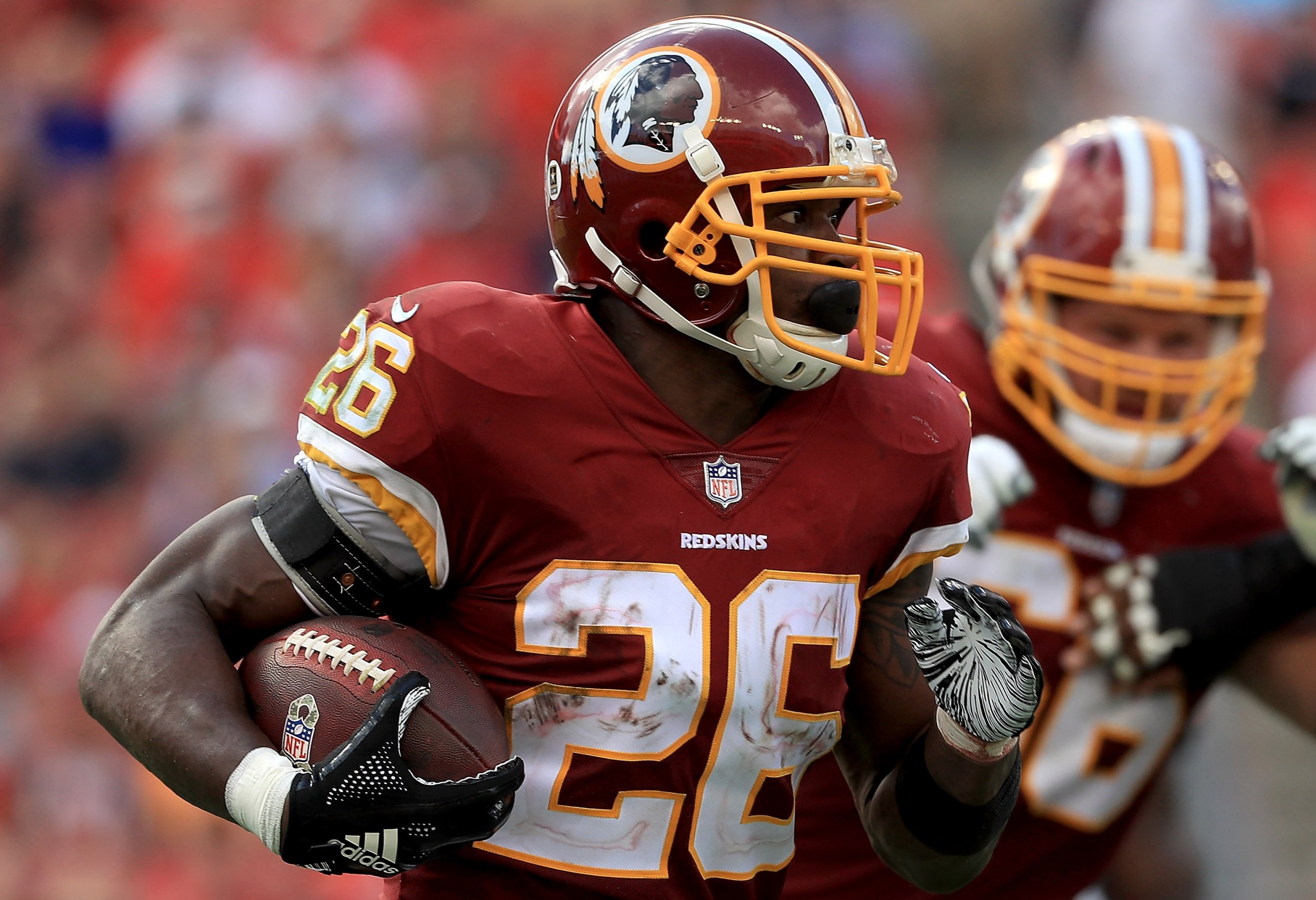 Adrian Peterson is ready for year two with the Redskins