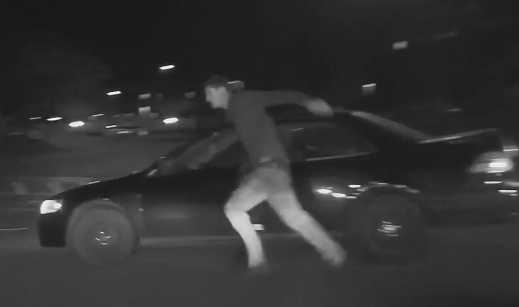 Video Oregon Car Burglary Suspect Gets Run Over By His Own Vehicle