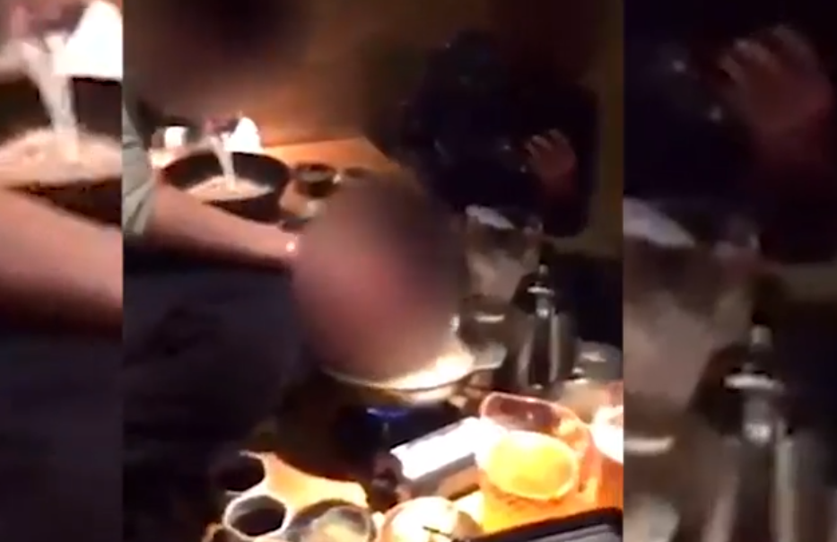 Boss Forces Employees Face Into Hotpot