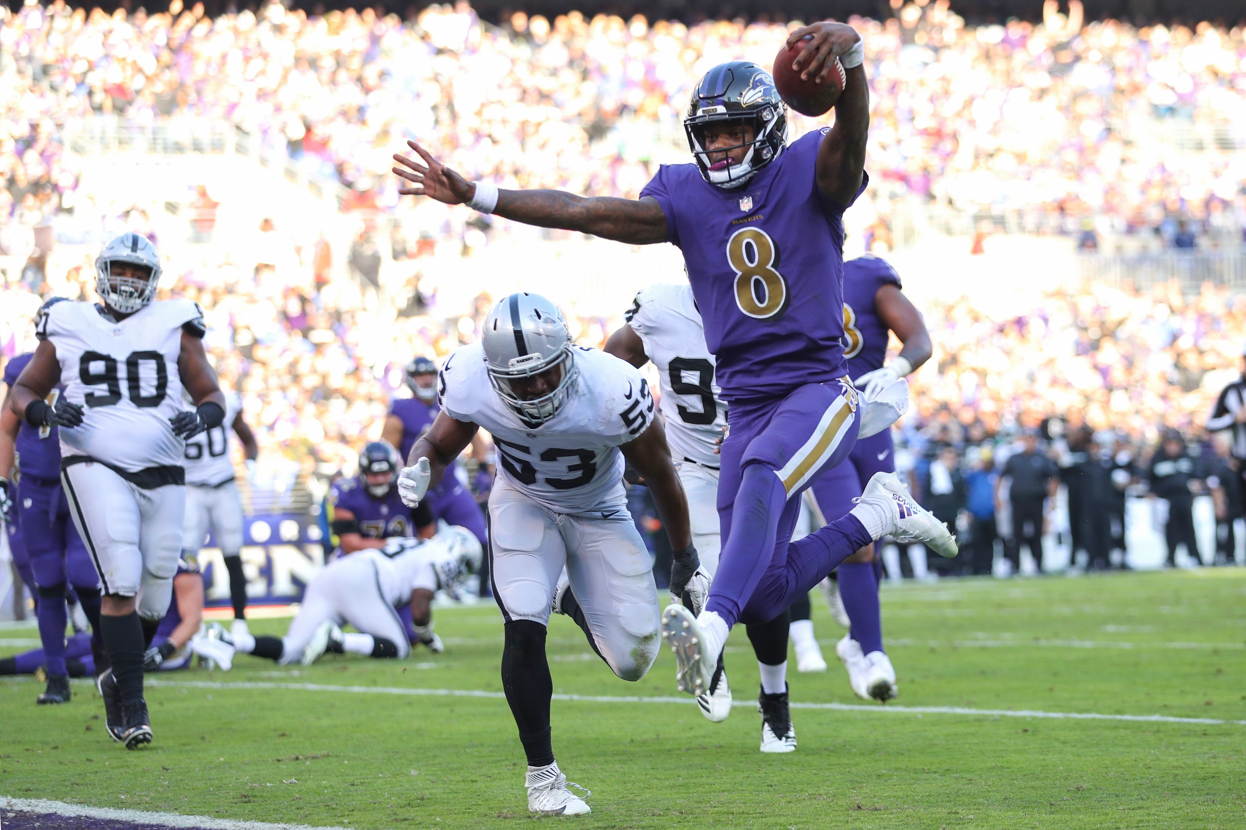 lamar jackson color rush