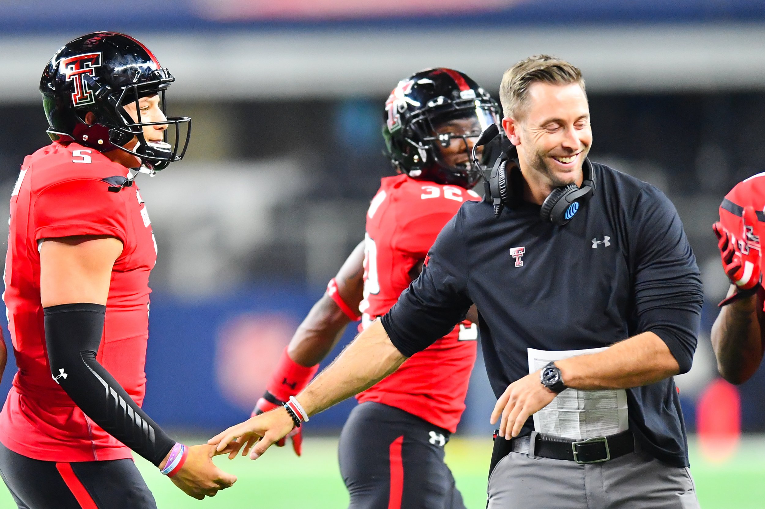 Patrick Mahomes Endorses Former College Coach Kliff Kingsbury for