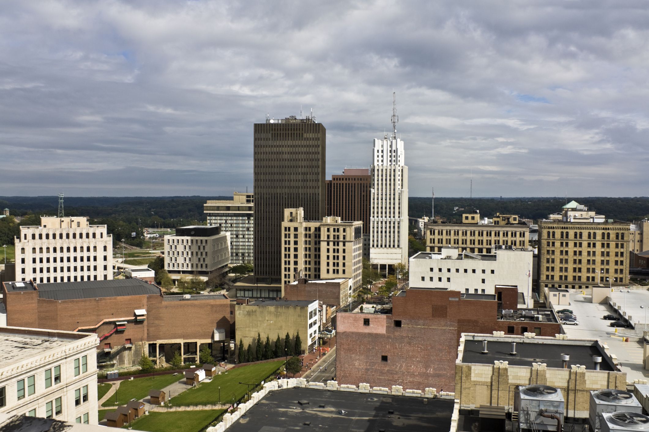 File photo: Akron, Ohio, is pictured. 