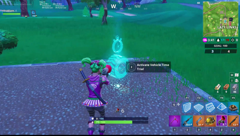 Fortnite Vehicle Timed Trial Lazy Links