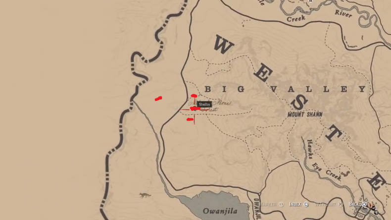 Red Dead Online Blackbone Forest Treasure Locations