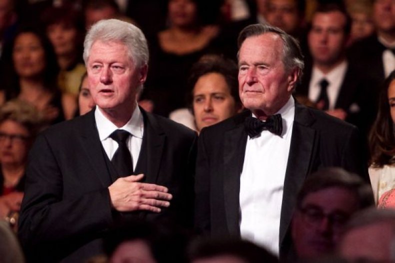 george h.w. bush and bill clinton