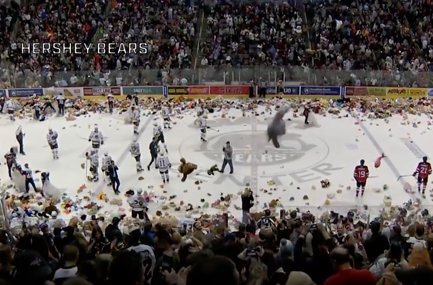 Hershey Bears Teddy Bear Toss