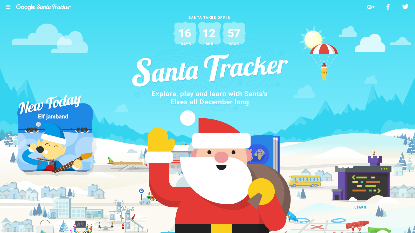 Santa tracker google GitHub