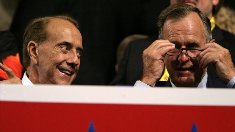 Bob Dole and George H.W. Bush