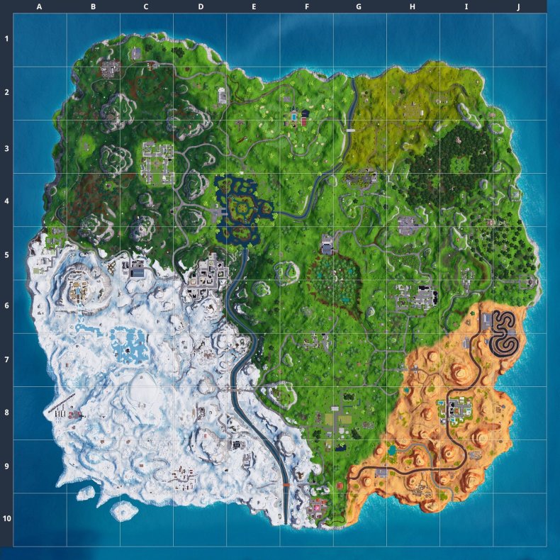 Fortnite Season 7 map