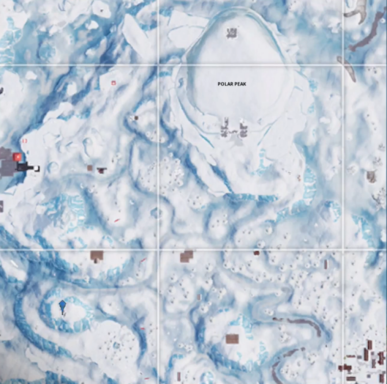 Umístění ponorky Fortnite