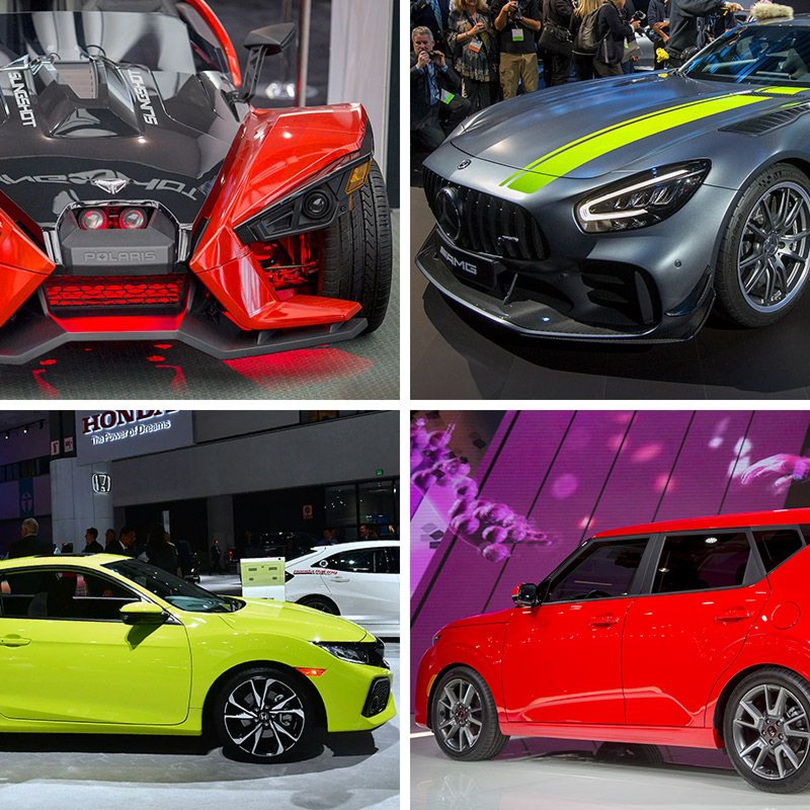 La Auto Show Auto Mobile Vector