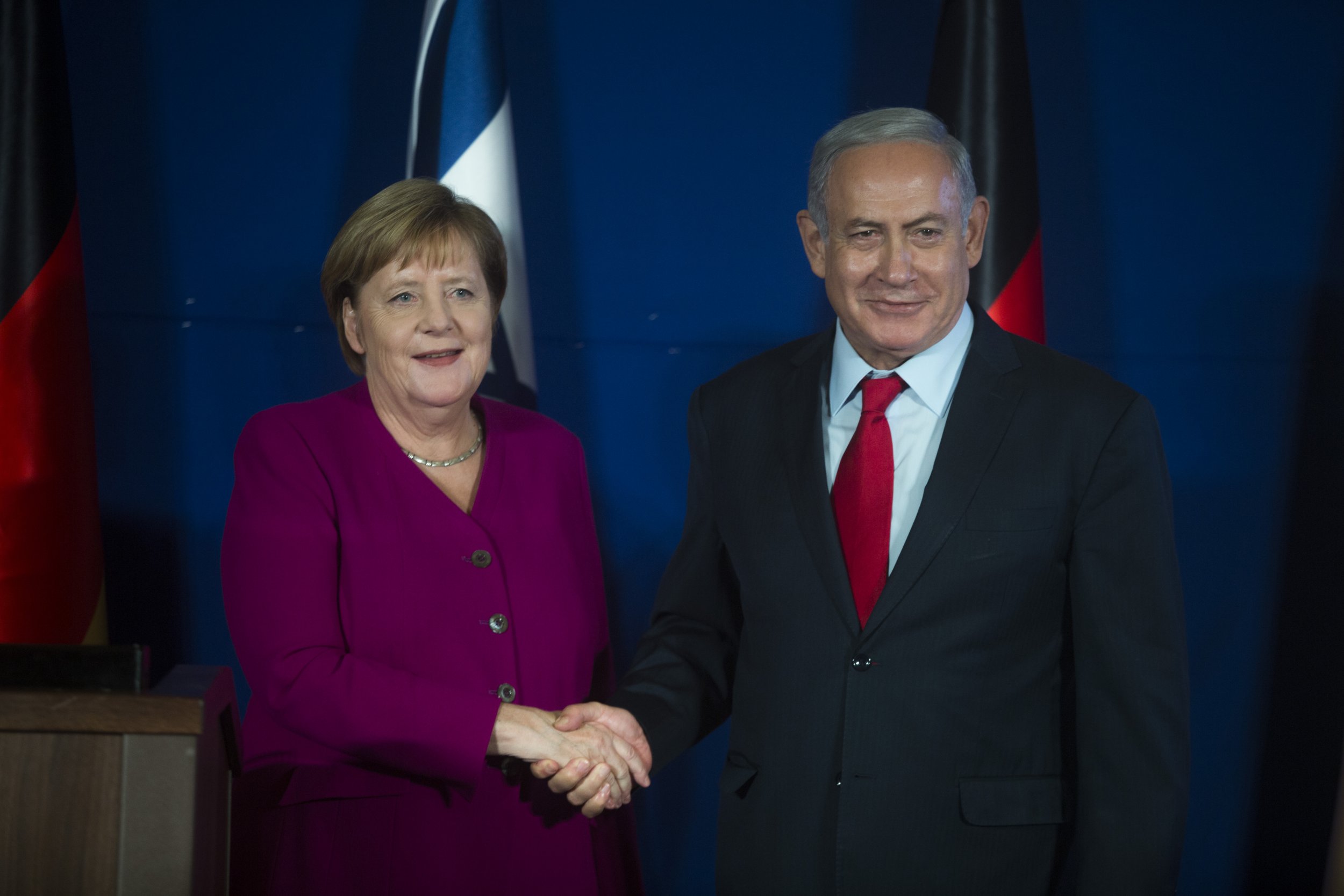 Benjamin Netanyahu, Angela Merkel Germany Israel