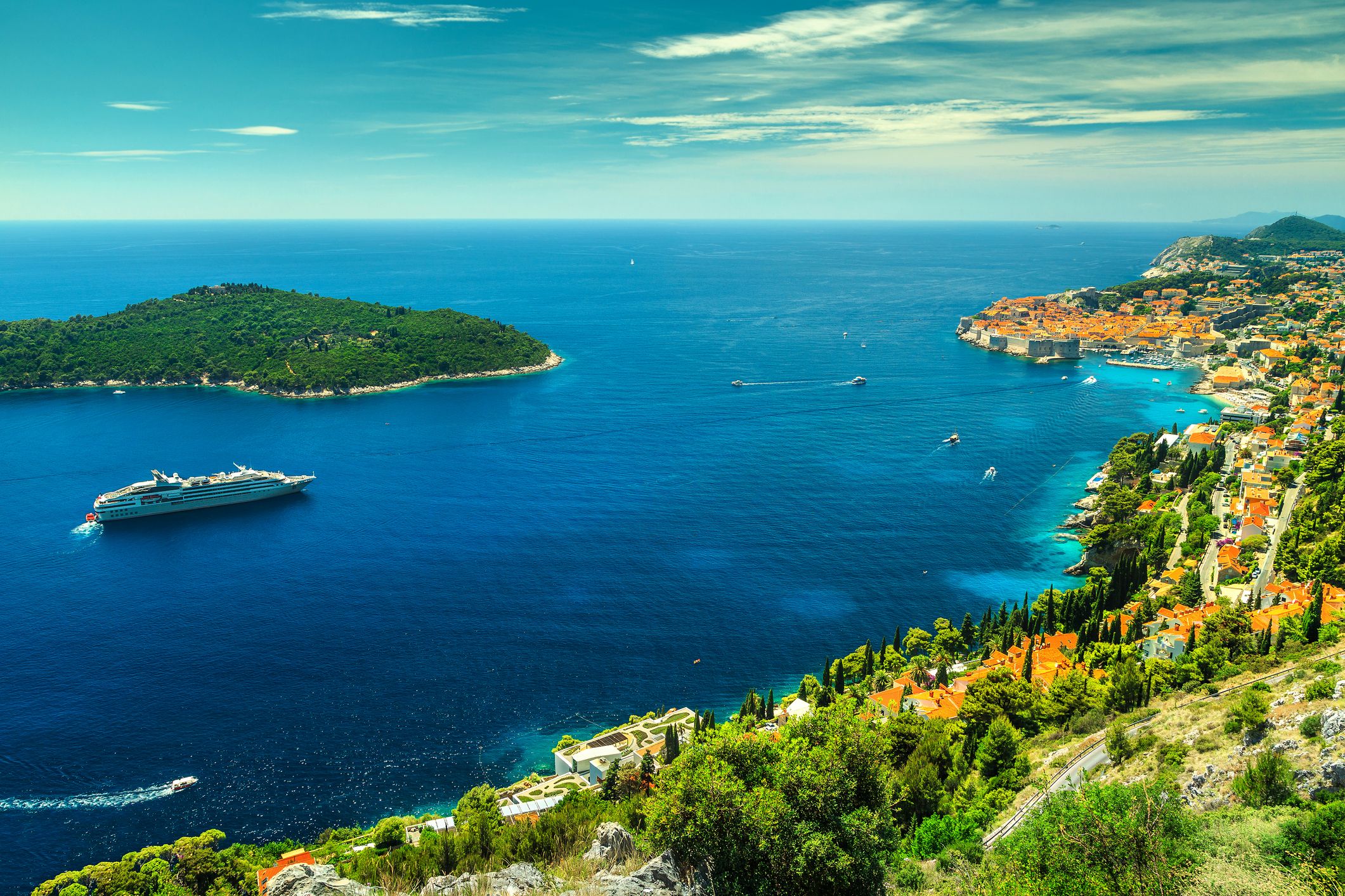 Dubrovnik, Croatia, Cruise ship