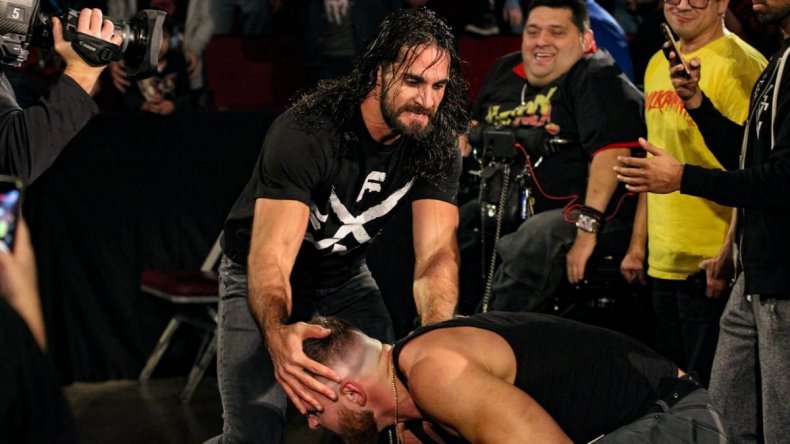 seth rollins dean ambrose fight raw