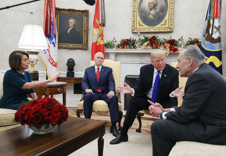 nancy, pelosi, donald, trump, wall, manhood, thing,