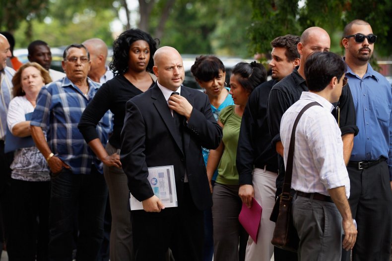 job fair recession