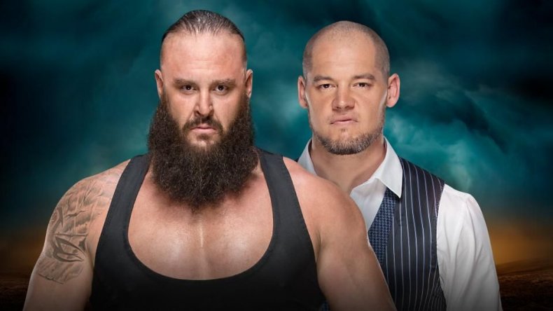 braun strowman vs baron corbin tlc