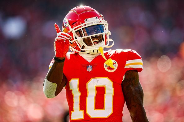 tyreek hill color rush jersey