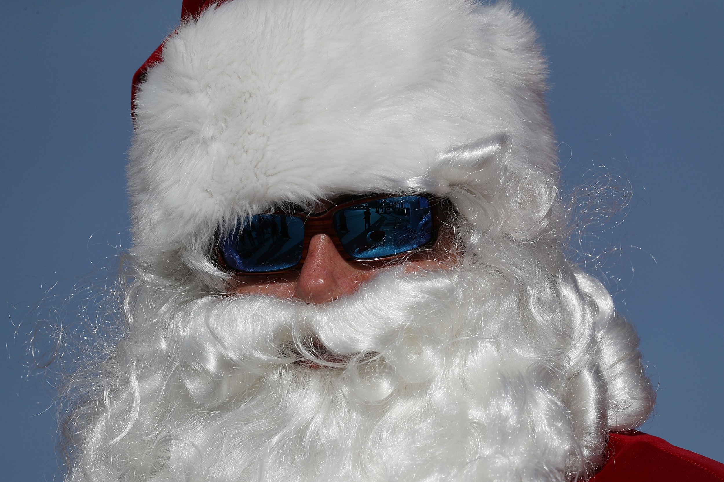 Cool Santa Claus sunglasses angry swearing children
