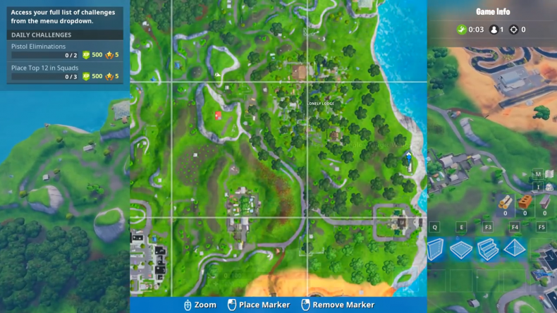 Fortnite Lonely Lodge Piano location