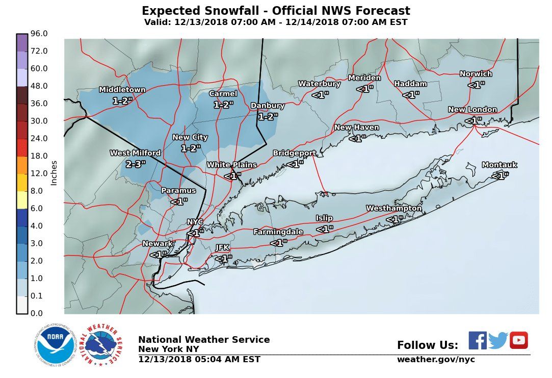 snow map