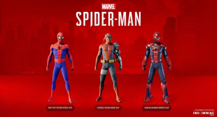 spiderman ps4 silver lining suits spiderman ps4 silver lining suits