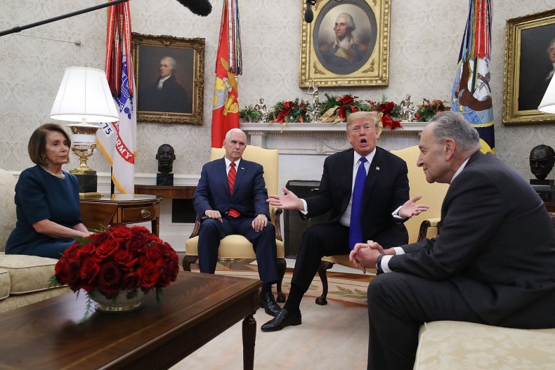 Nancy Pelosi Donald Trump Oval Office Showdown