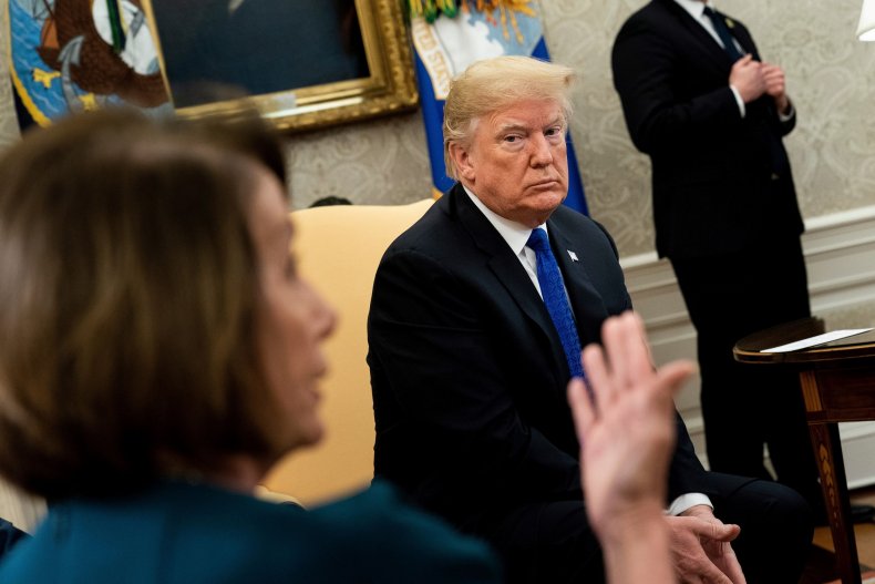 Pelosi, Trump, Oval Office