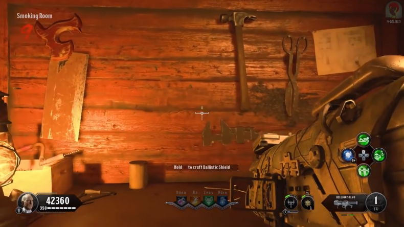 Black Ops 4 Dead of the Night Easter Egg Guide 61 shield bench