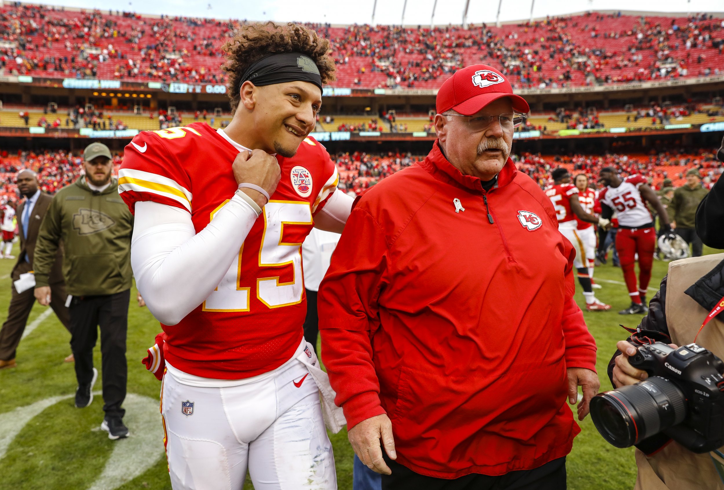 Patrick Mahomes, Andy Reid, Kansas City Chiefs