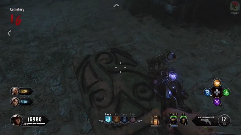 Black Ops 4 Dead of the Night Easter Egg Guide 75 cemetery stone