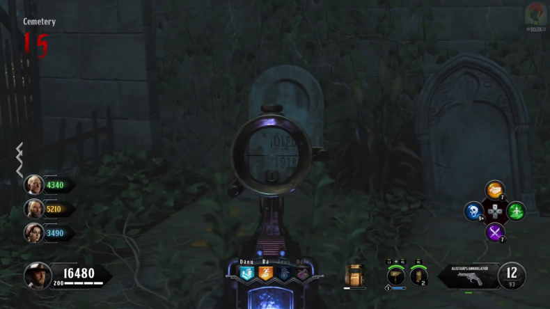 Black Ops 4 Dead of the Night Easter Egg Guide 73 butler grave