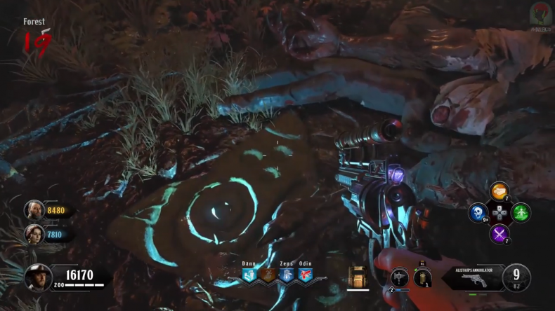 Black Ops 4 Dead of the Night Easter Egg Guide 85 knight symbol