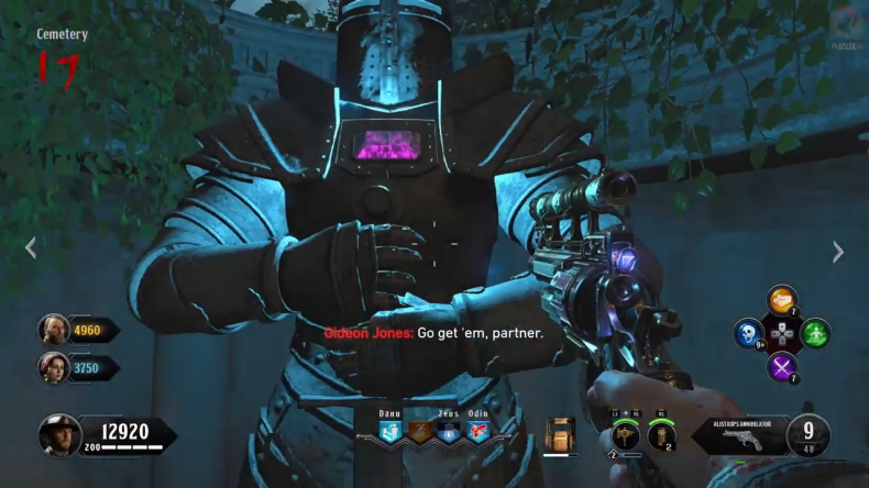 Black Ops 4 Dead of the Night Easter Egg Guide 83 cemetery knight