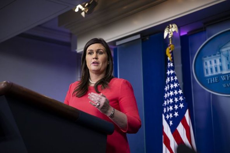 sarah huckabee sanders press briefing november