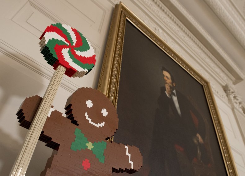 gingerbread man in the white house