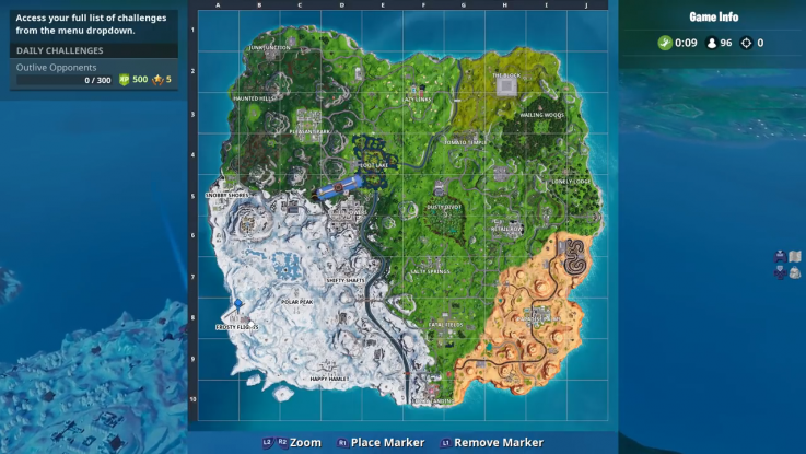 Fortnite week7-3 secret battle star map Fortnite week7-3 secret battle star map