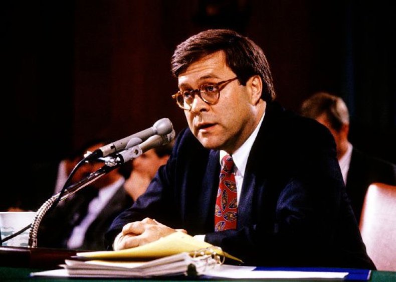 william barr, 1991 confirmation hearing