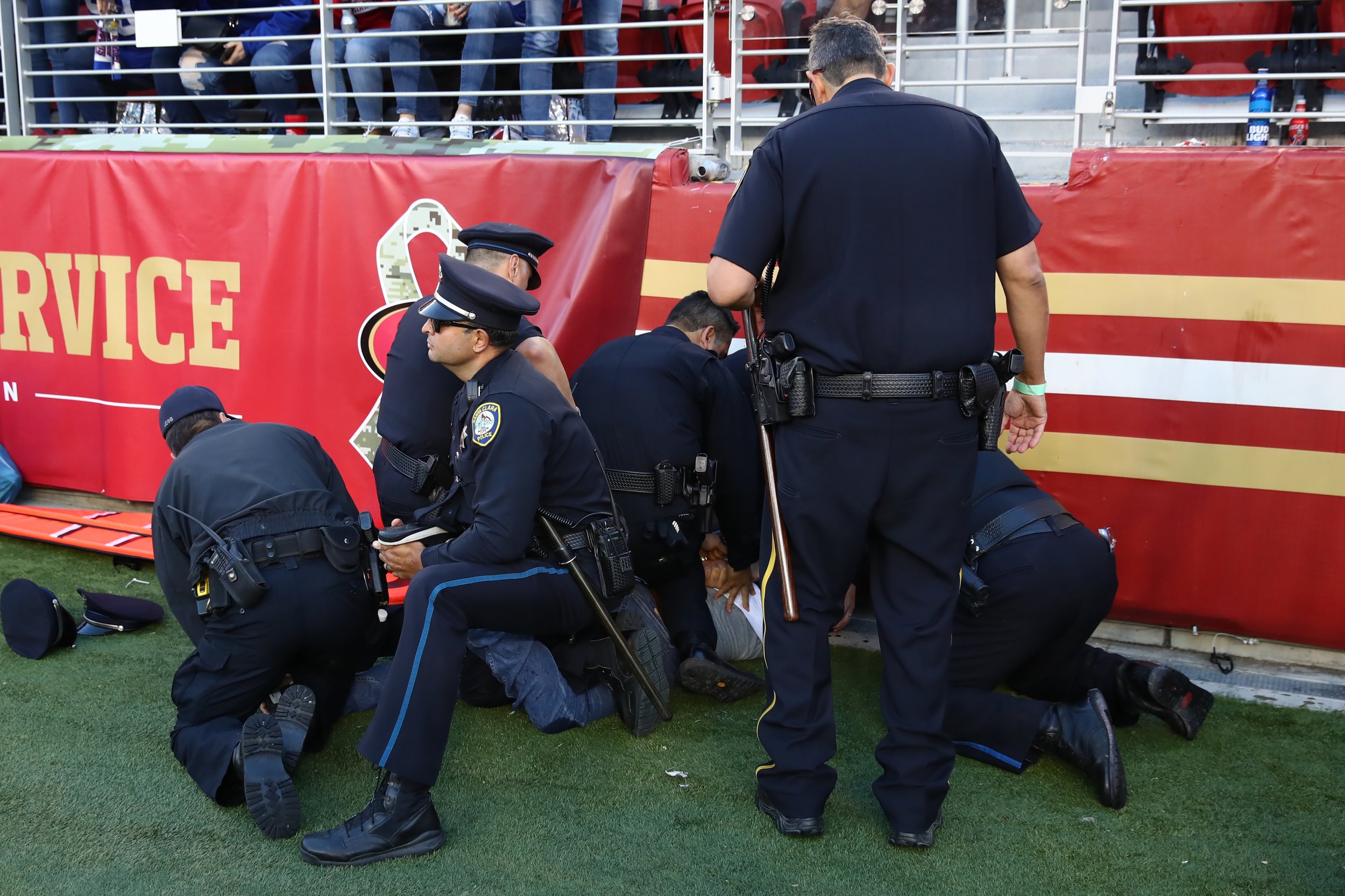 Santa Clara police investigating fight in stands at 49ers' game