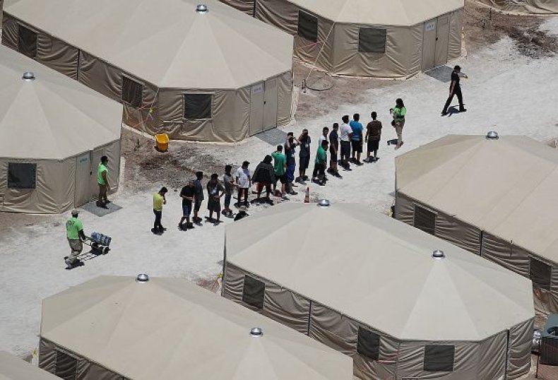 migrant tent city tornillo texas