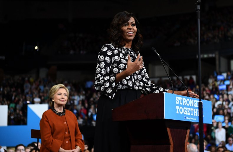 Michelle Obama Now Most-Admired Woman, Above Melania Trump, Hillary Clinton in New Poll