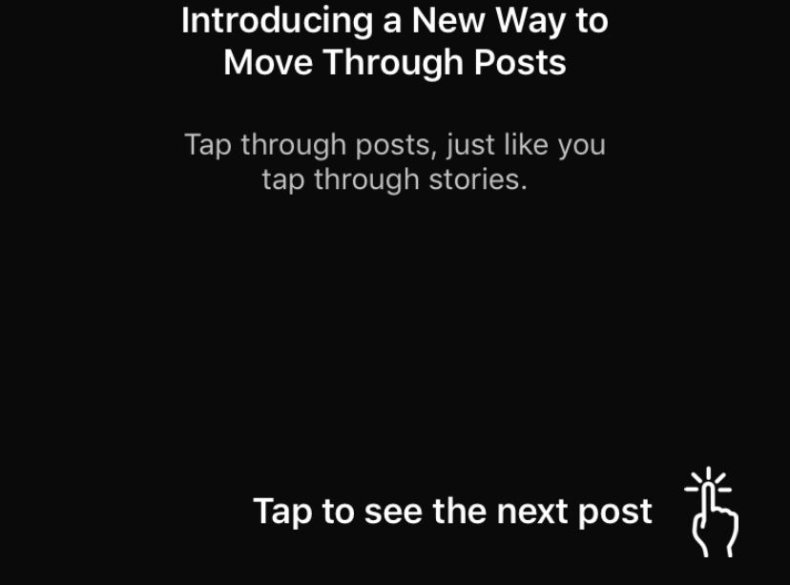 instagram scroll