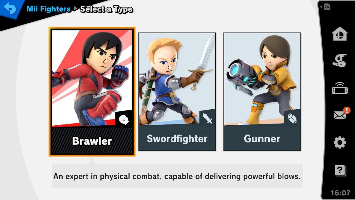 Super smash purchases Bros Mii Fighter