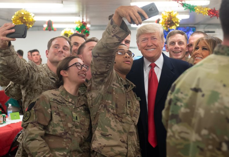 Donald Trump Iraq Christmas visit