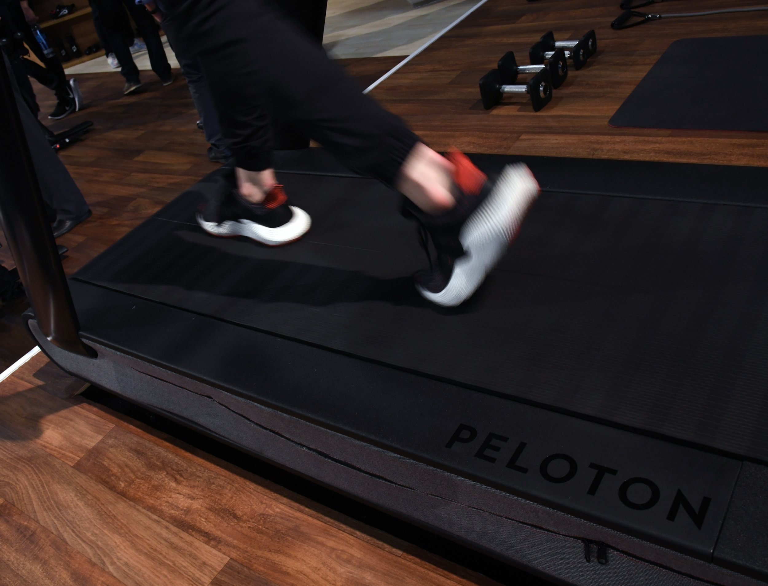 treadmill at gym